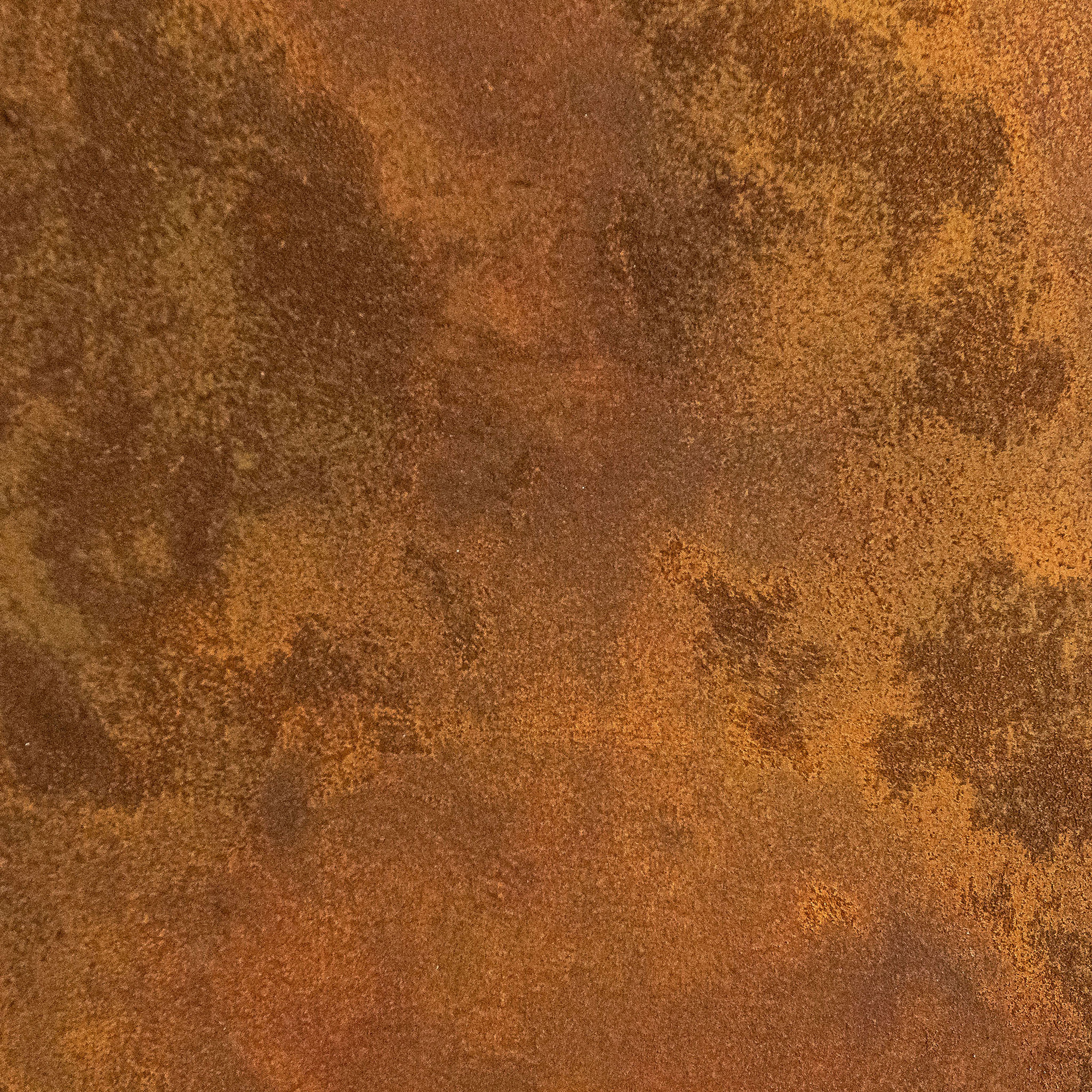 efekt rdzy na elewacji przykład