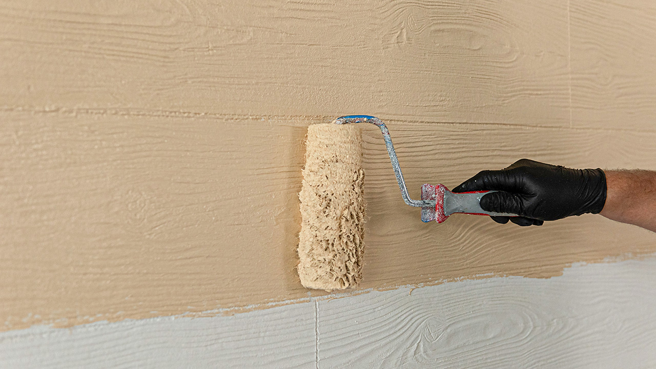 malowanie Muresko deski odciskanej