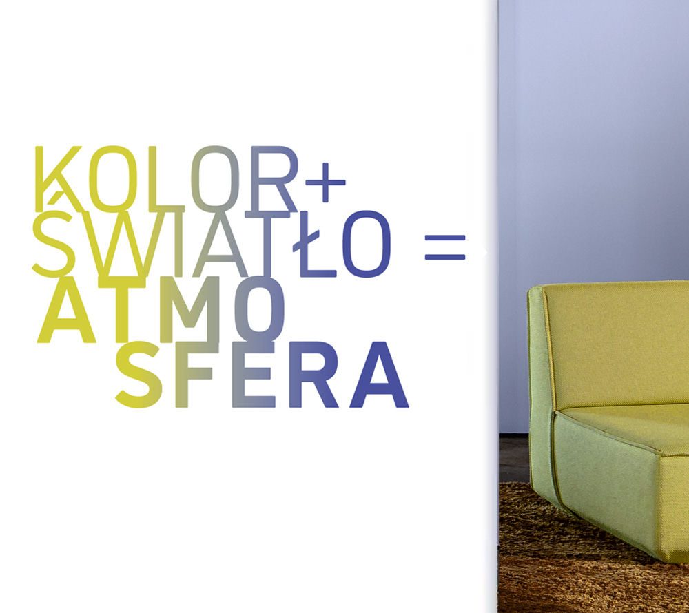 Kolor + Światło = Atmosfera
